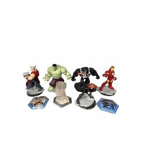 Disney Infinity 2.0 Marvel Edition Venom Hulk Thor Black Widow Iron Man